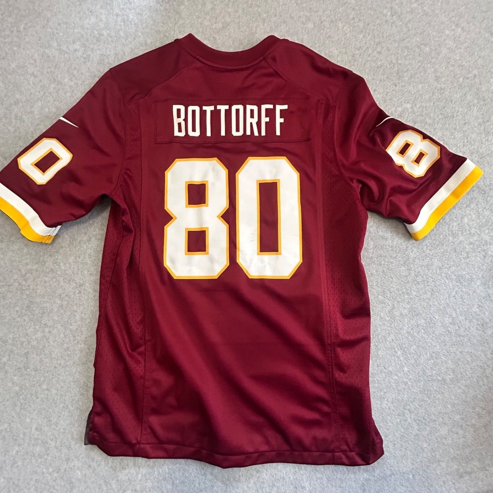 Washington Redskins‎ Jersey Mens Medium Red Nike Bottorff Commanders Football